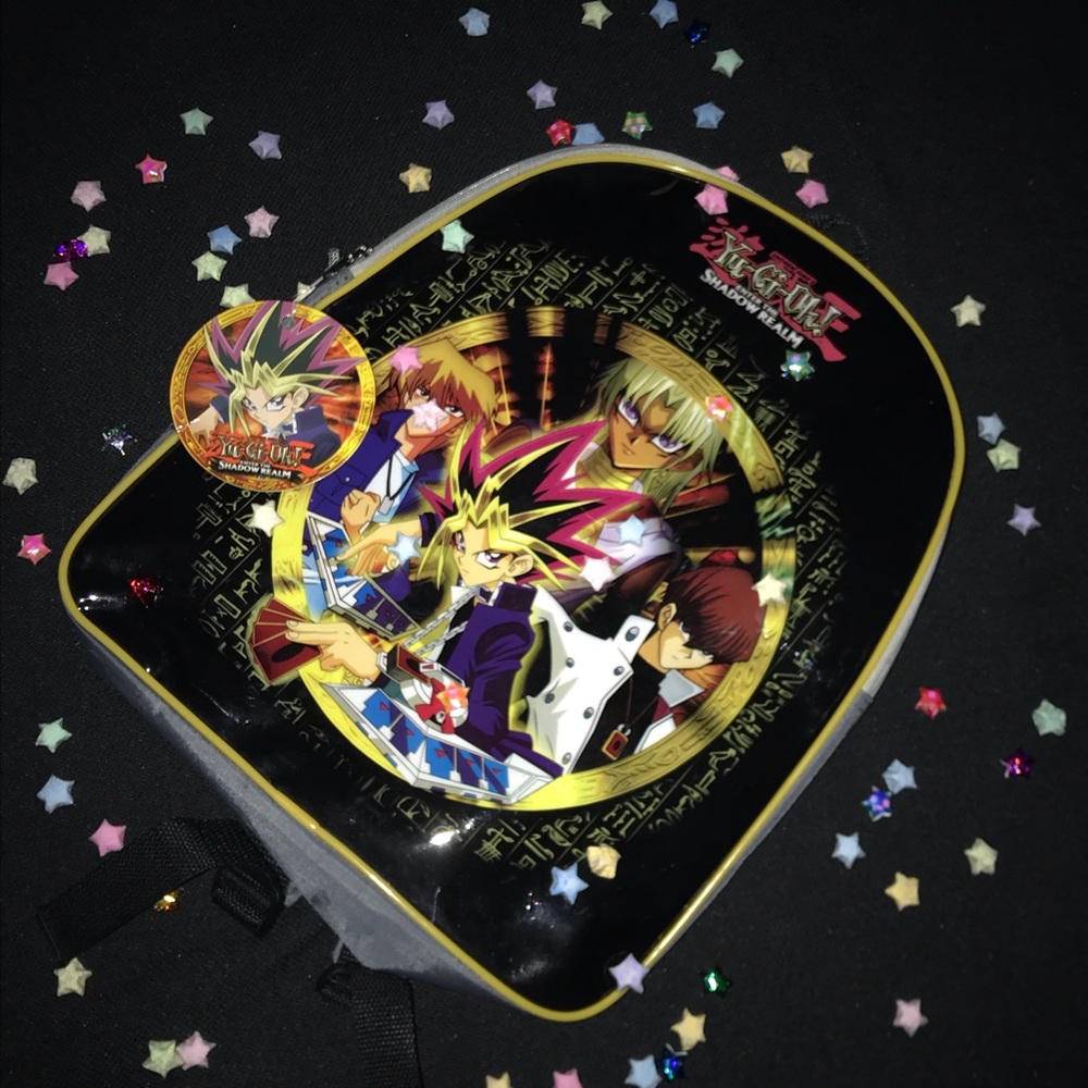 1996 yugioh vinyl backpack